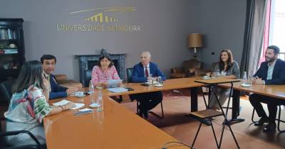 Reunião de deputados do PSD Madeira na Reitoria da UMa.