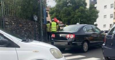 Mulher atropelada junto a passadeira no Caminho de Santo António