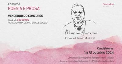 Candidaturas ao Concurso Literário Municipal Maria Aurora terminam amanhã