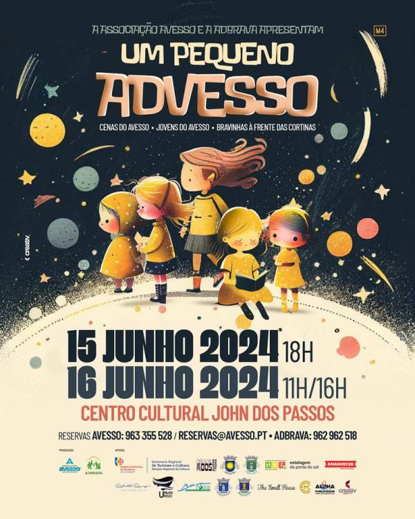 AVESSO E ADBRAVA juntam 60 crianças em palco