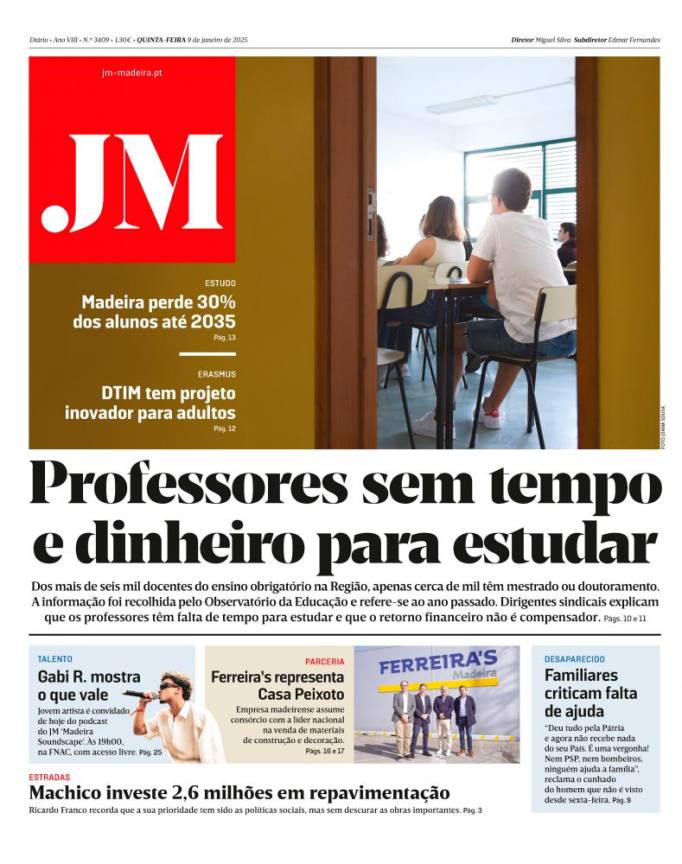 Quinta-feira 9 de janeiro de 2025