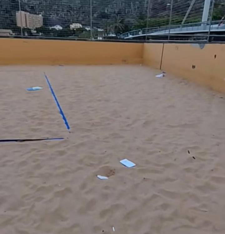 Vandalismo na Praia de Machico