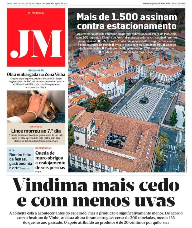 Quinta-feira 8 de agosto de 2024