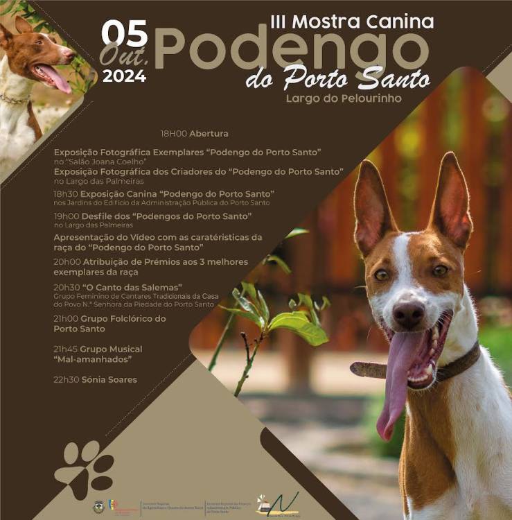 Porto Santo realiza III Mostra Canina a 5 de outubro