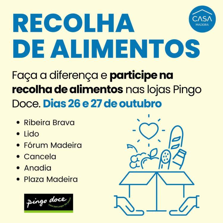 C.A.S.A. promove recolha de bens alimentares no próximo fim de semana