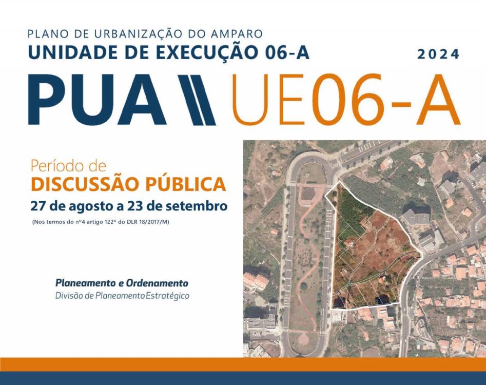 Aberta discussão pública da Unidade de Execução 06-A do Plano de Urbanização do Amparo