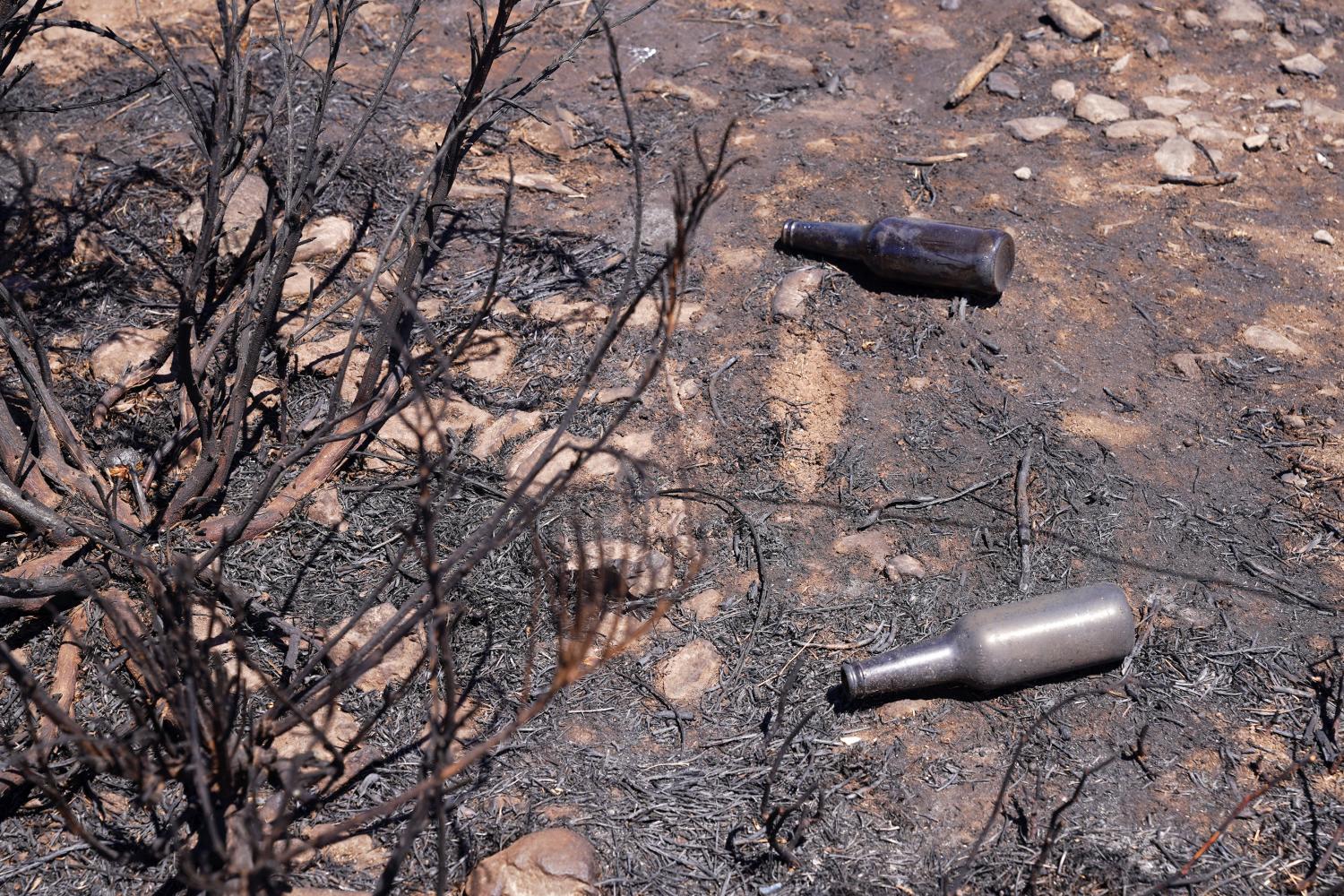 No Paul da Serra é este o cenário já consumados os incêndios.