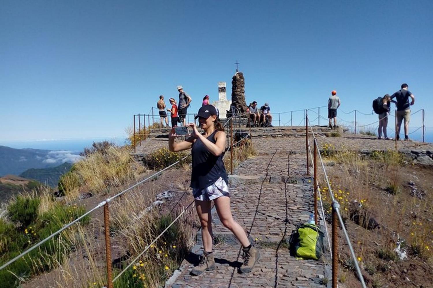 Miradouro no Pico Ruivo é um dos locais mais procurados pelos caminhantes na Madeira.