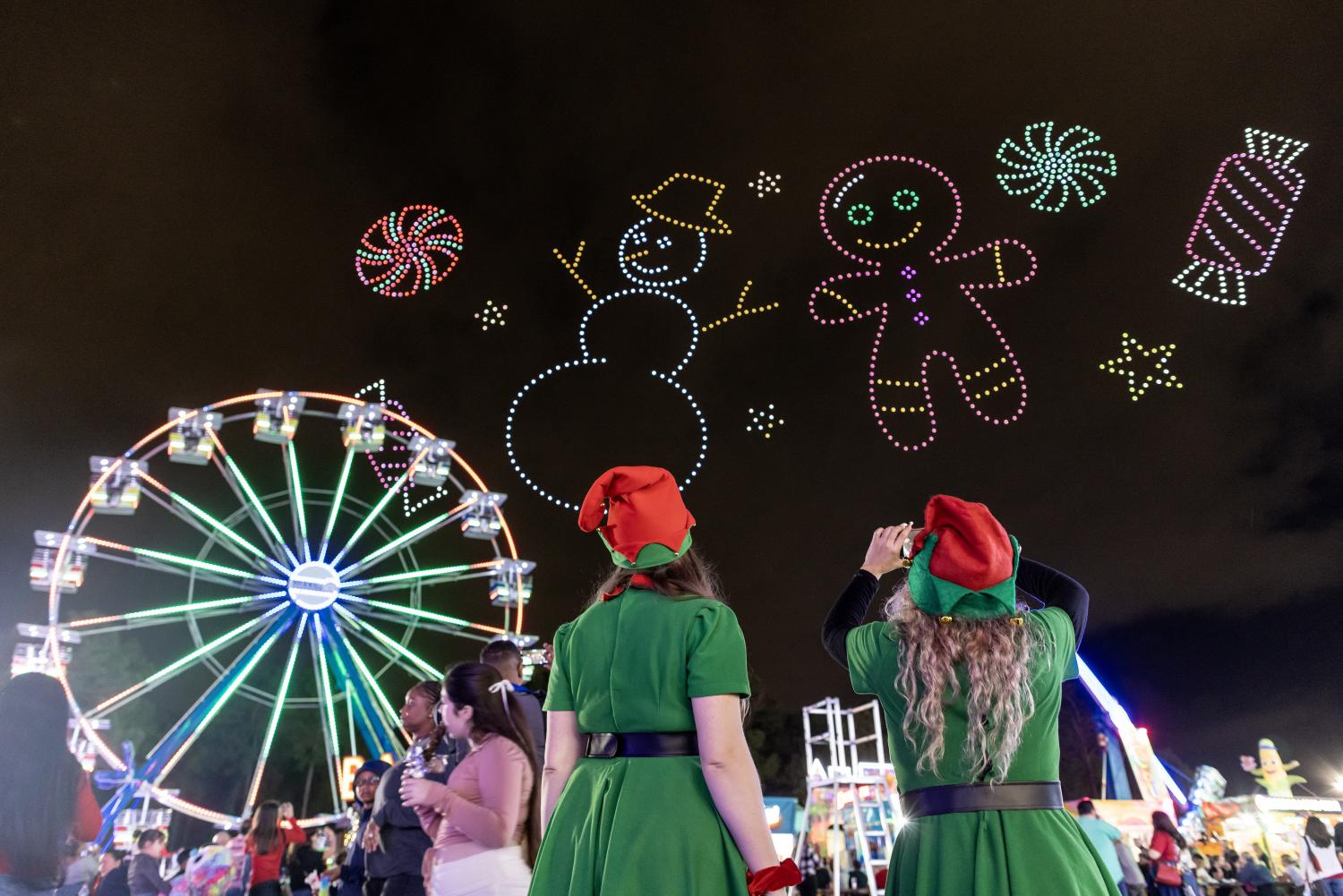 Viaje até ao parque temático de Natal ‘Christmas Wonderland’, em Miami (fotogaleria)