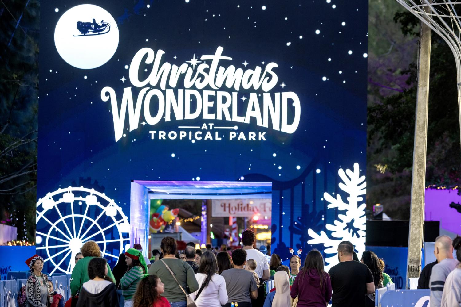 Viaje até ao parque temático de Natal ‘Christmas Wonderland’, em Miami (fotogaleria)