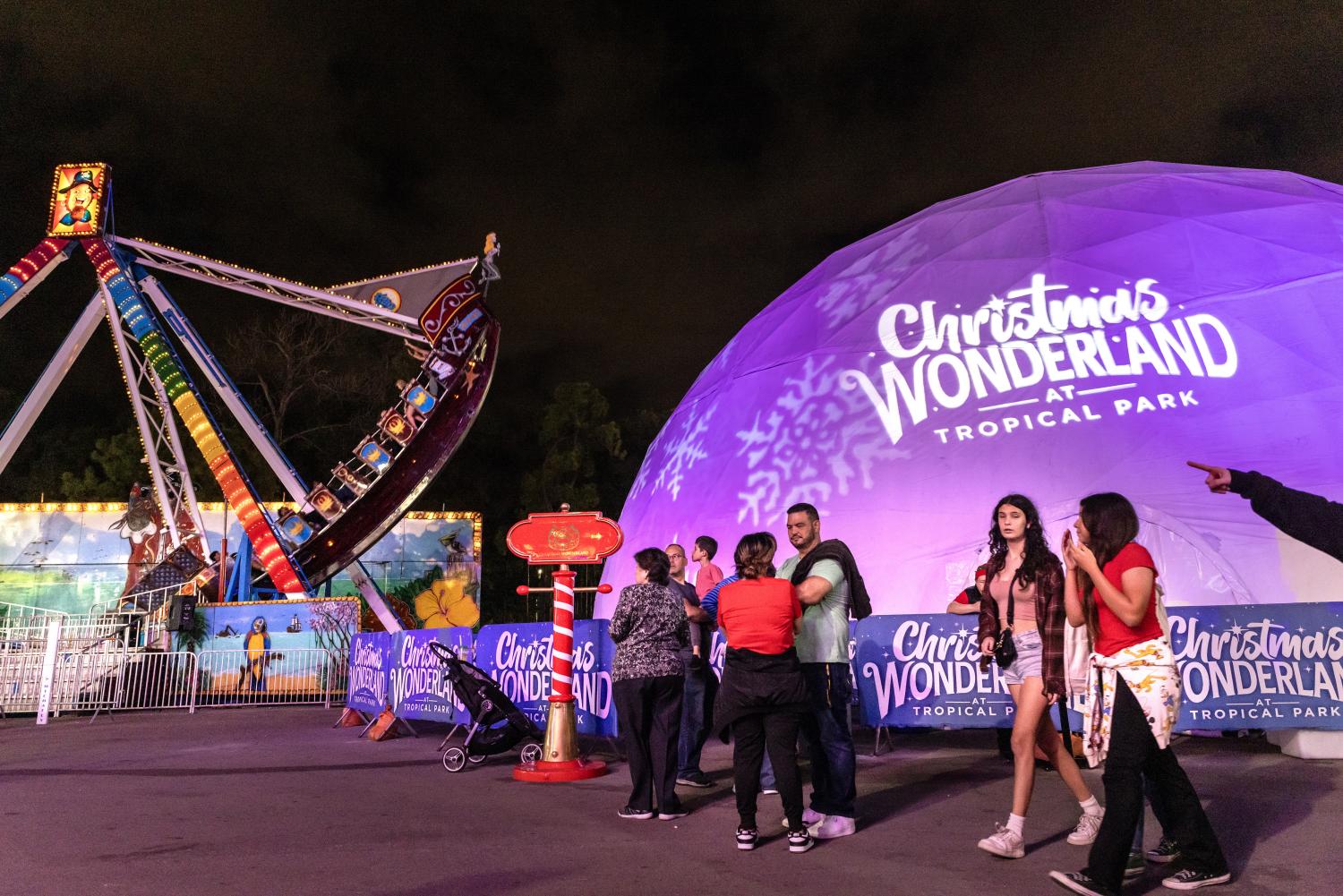 Viaje até ao parque temático de Natal ‘Christmas Wonderland’, em Miami (fotogaleria)