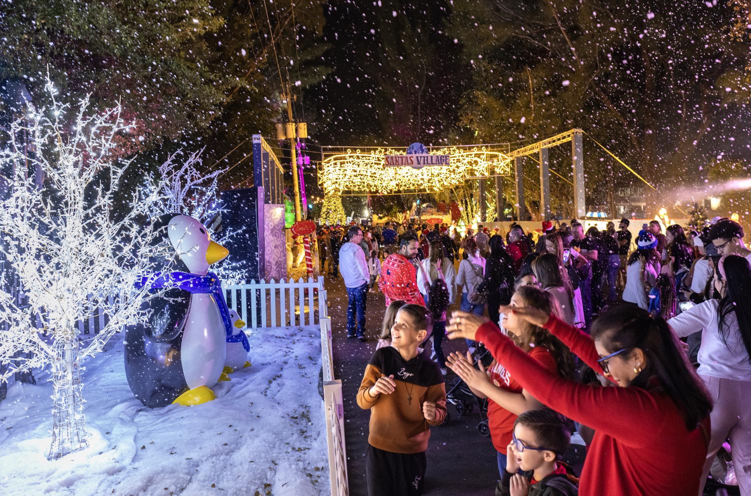 Viaje até ao parque temático de Natal ‘Christmas Wonderland’, em Miami (fotogaleria)