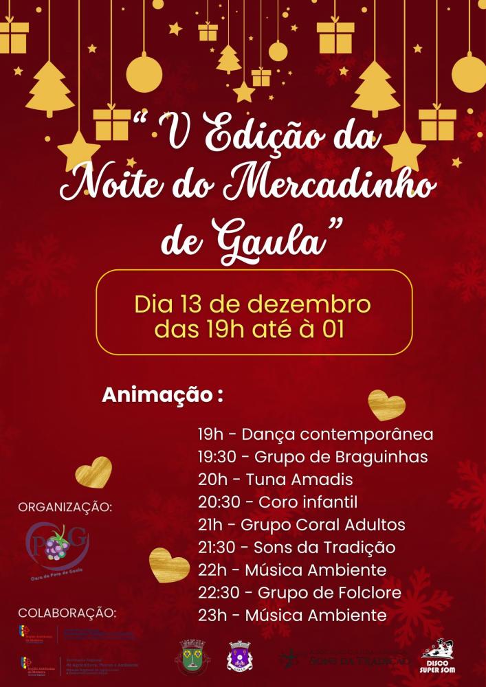 Noite do Mercadinho de Gaula realiza-se esta noite