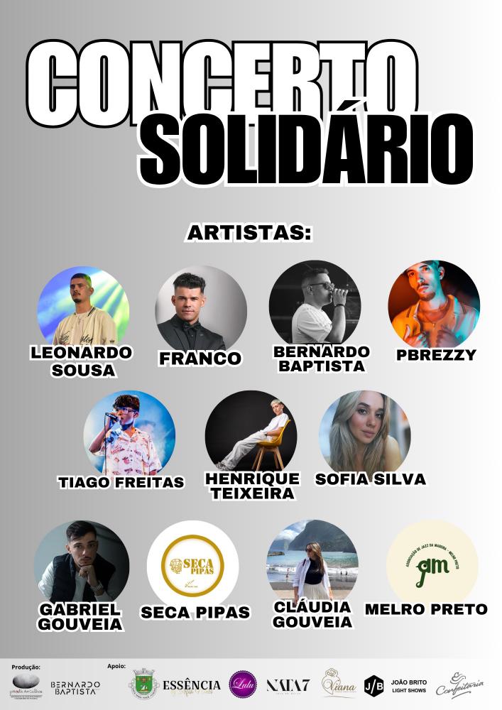 Garouta do Calhau e Bernardo Baptista promovem Concerto Solidário em Santa Maria Maior