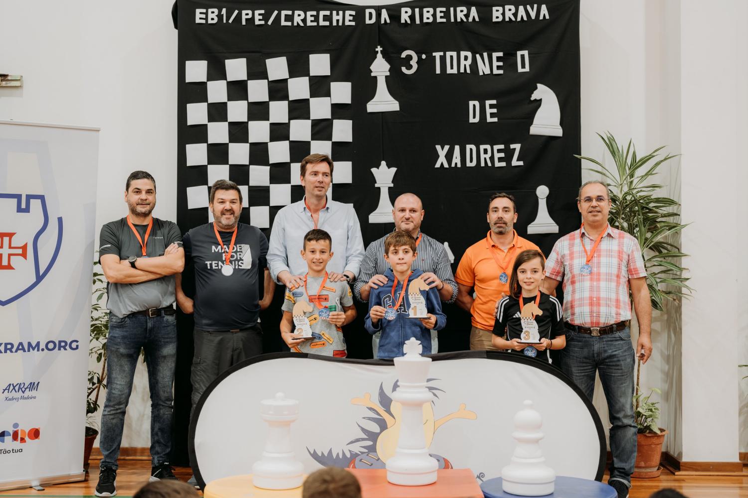60 alunos participaram no Torneio de Xadrez da Escola da Ribeira Brava