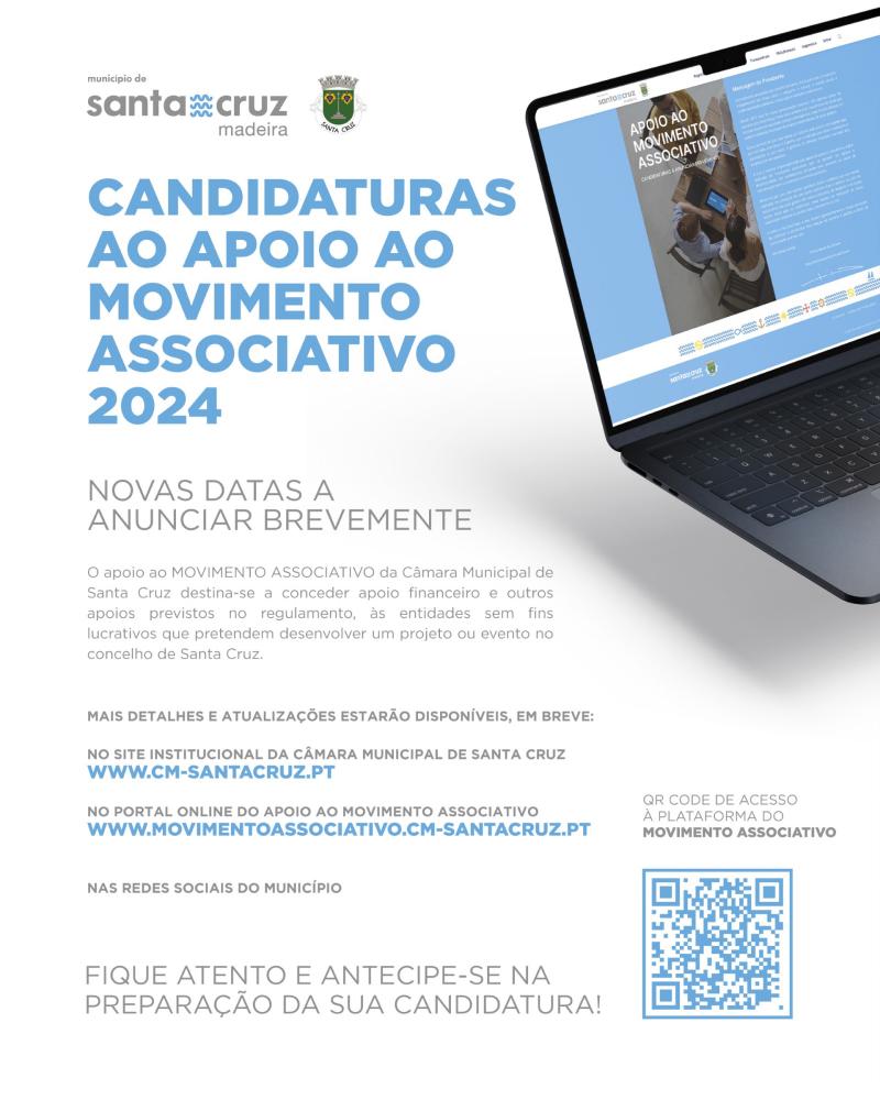 Santa Cruz abre em breve candidaturas ao apoio Movimento ao Associativo