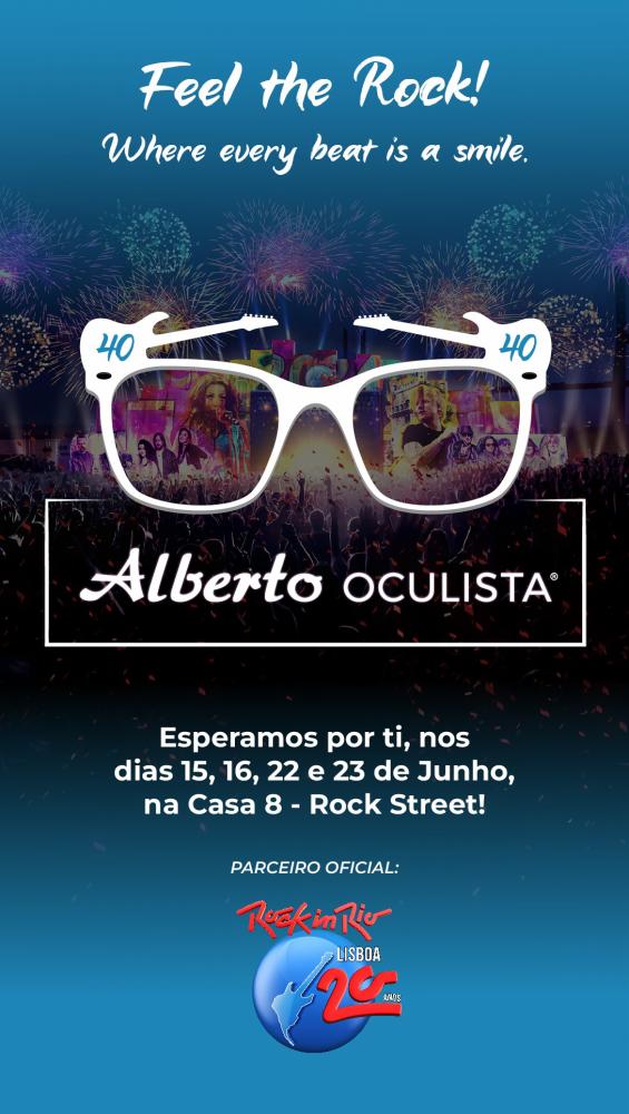 Alberto Oculista anuncia estreia no Rock In Rio Lisboa