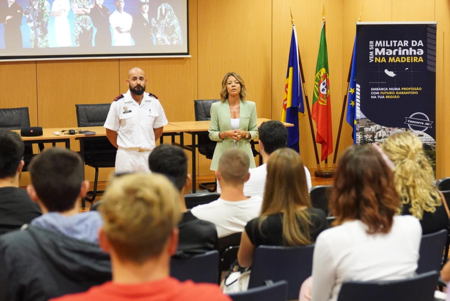 Marinha encerra programa de recrutamento na Madeira com sessão dupla no Instituto de Emprego