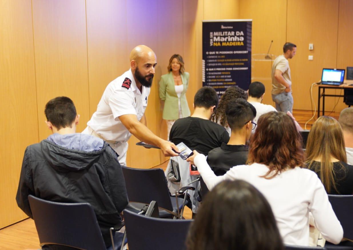 Marinha encerra programa de recrutamento na Madeira com sessão dupla no Instituto de Emprego