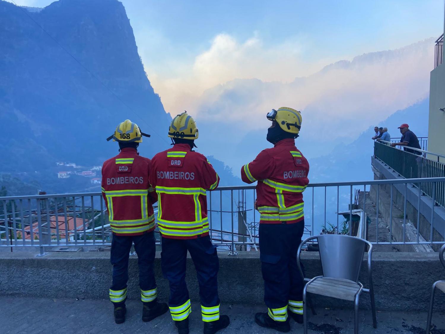 Curral das Freiras analisa estragos depois de uma noite intensa