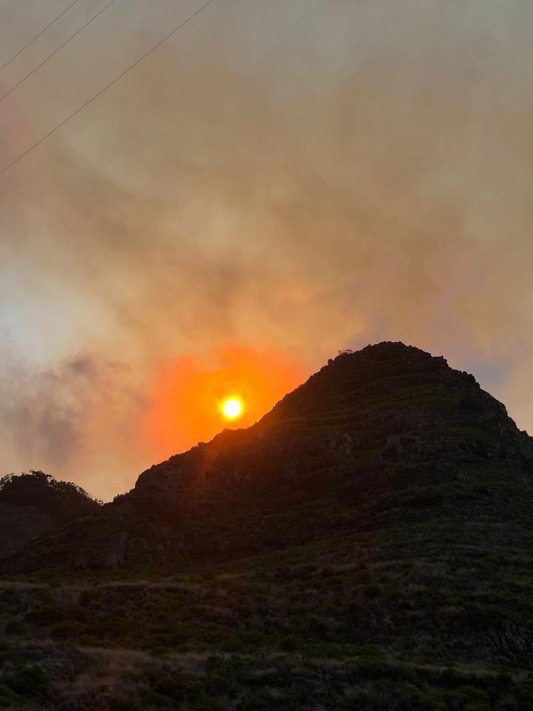 Incêndios: Coluna de fumo gera preocupação na zona este da Madeira (com fotos e vídeo)