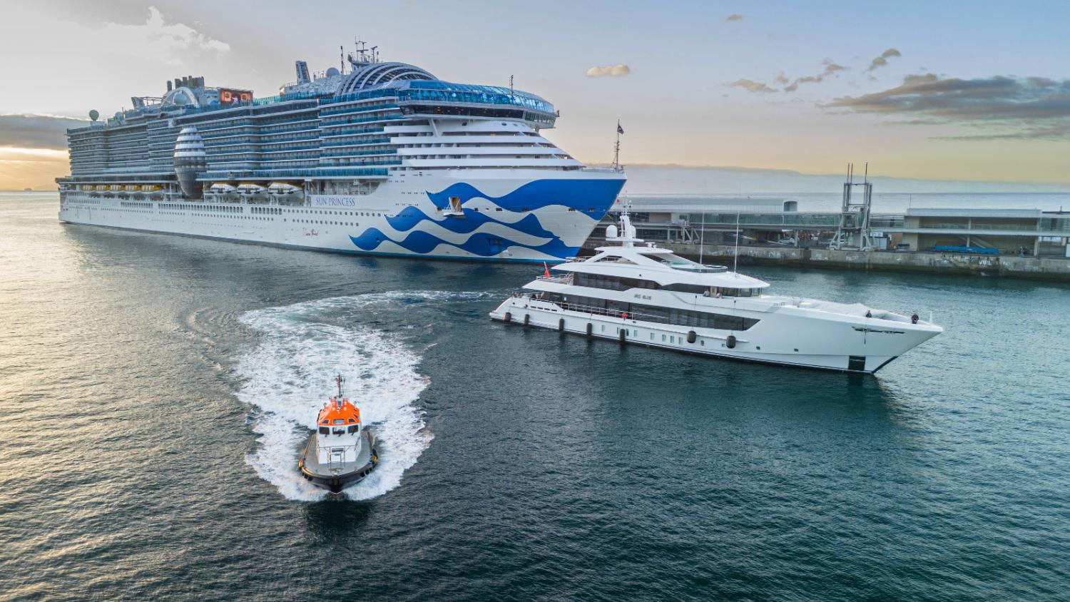 Navio ‘Sun Princess’ faz hoje a sua estreia no Porto do Funchal