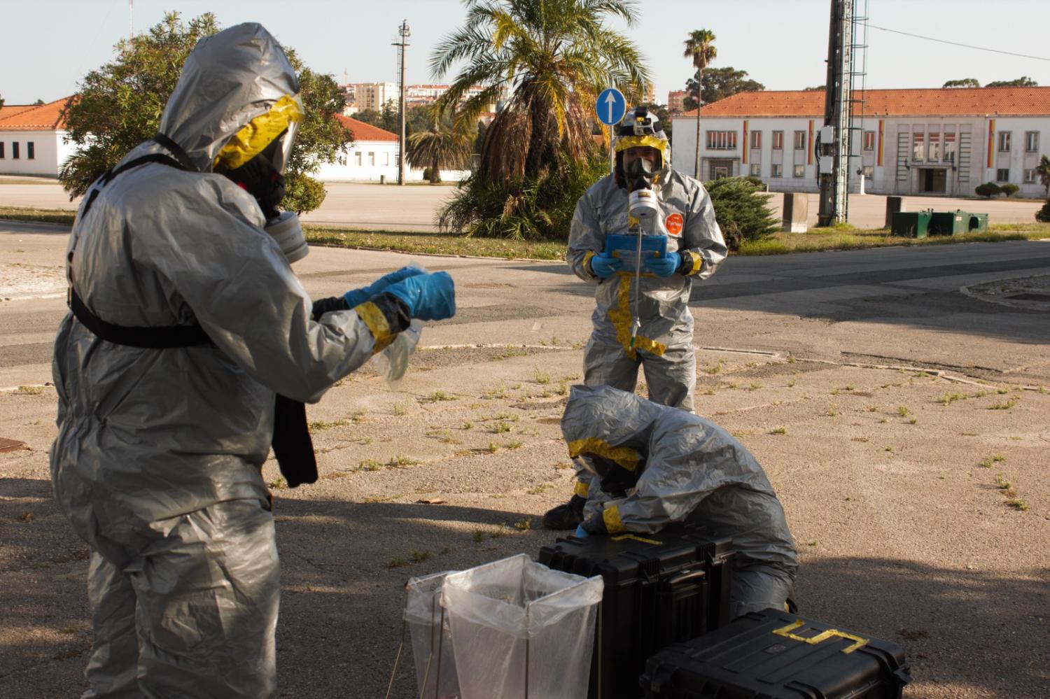 Portuguese Army tests Biological, Chemical and Radiological Nuclear Defense Element